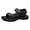 Black, variant on Rokment Mens Sandals with Adjustable Back Straps Casual Comfortable Outdoor Athletic Orthotic Arch Support Walking Beach Summer Shoes for Hiking Khaki Size 9