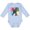 AE-Light Blue, variant on Inktastic Blue French Bull Dog Boys or Girls Long Sleeve Baby Bodysuit