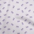 thumbnail image 1 of oneOone Silk Tabby Medium Purple Fabric Wild Sewing Craft Projects Fabric Prints By Yard 42 Inch Wide, 1 of 5