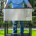 thumbnail image 5 of Permasteel 80-Qt Rolling Outdoor Cooler with Removable Basin, PS-223-SS, Stainless Steel, 5 of 17
