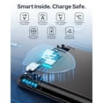 thumbnail image 3 of Magnetic Portable Charger, Magnetic Power Bank 5000mAh with USB-C, Slim Wireless Battery Pack compatible for iPhone 18/17/16/15/14/13 Series, Black, 3 of 10