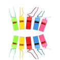 thumbnail image 1 of 24pcs Plastic Whistles Colorful Cheering Refueling Whistles Referee Whistles Kids Toy Sporting Goods With Rope, 1 of 3