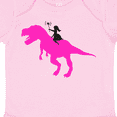 thumbnail image 4 of Inktastic Princess Riding Her T-rex Girls Baby Bodysuit, 4 of 5