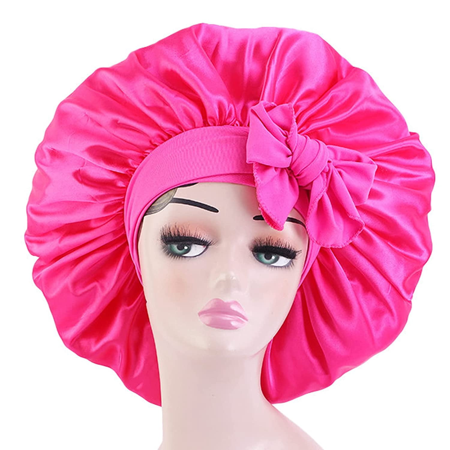 Satin Bonnet Silk Bonnet With Elastic 