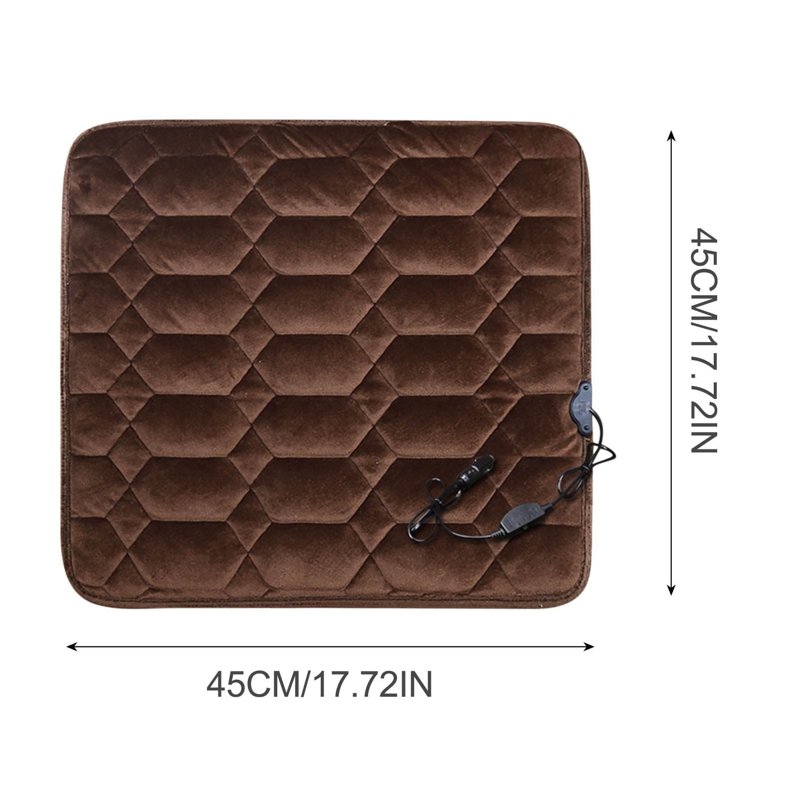 Chauffage De Siège De Voiture D'hiver 12V Smart Coussin De Siège Chauffant Antidérapant Confortable Auto Universel Conducteur De Voiture Siège