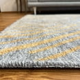 thumbnail image 4 of Alfa Rich 5x8 Geometric Pattern Gray Gold Washable Woven Cotton Area Rugs, 4 of 4
