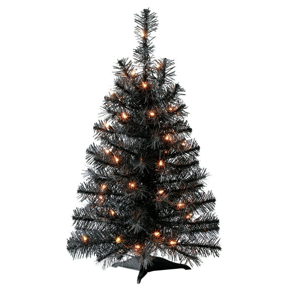 Holiday Time Black Christmas Trees