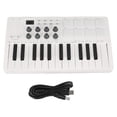 thumbnail image 2 of MIDI Controller, 25 Key MIDI Control Keyboard Music Production Software  for Beat Making, 2 of 7
