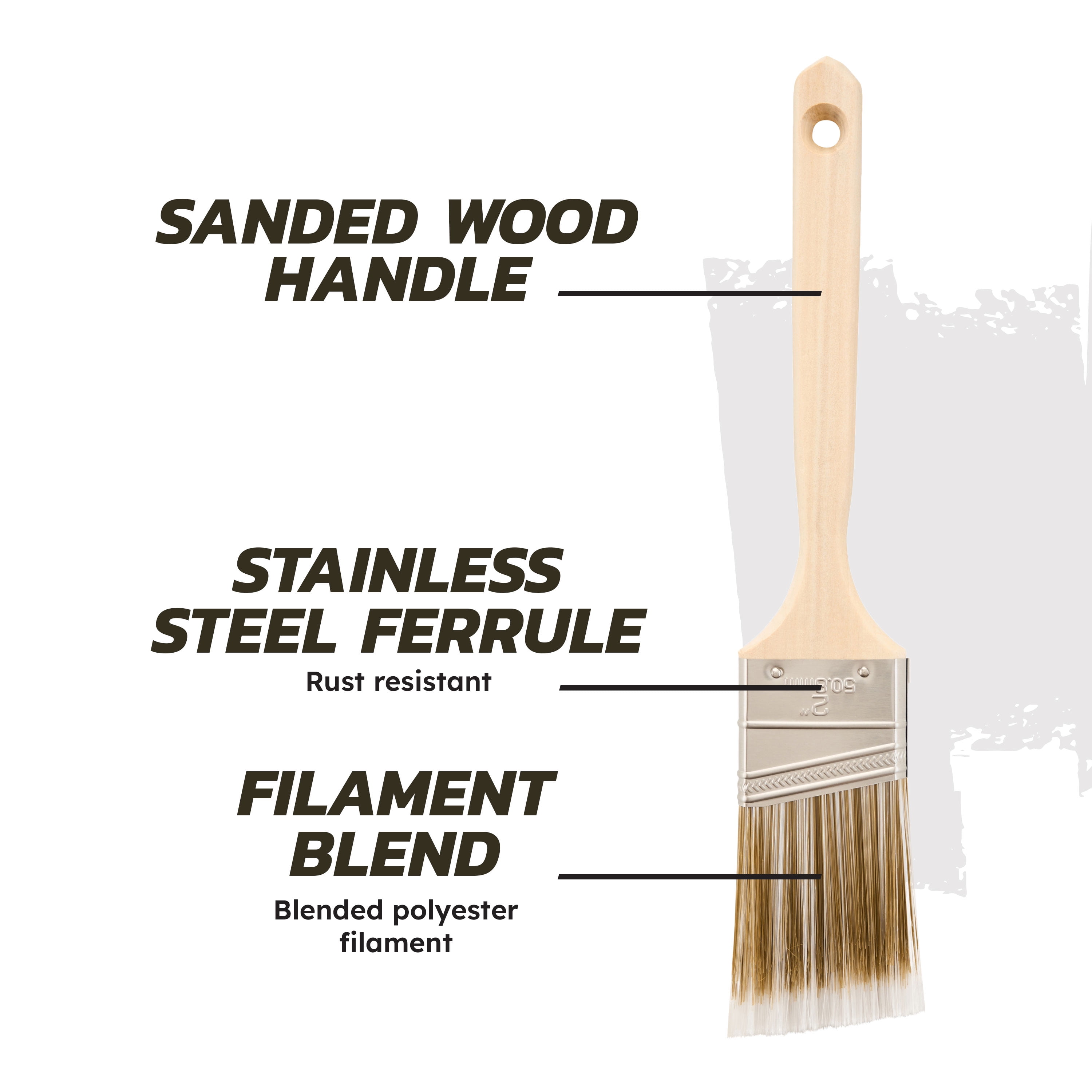 BETTER 3-Piece Blended Polyester Brush Set