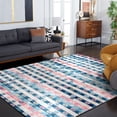 thumbnail image 4 of Safavieh Madison Hayden Geometric Area Rug, Navy/Ivory, 5'3" x 7'6", 4 of 15