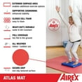 thumbnail image 4 of AIREX Atlas Premium Exercise Mat Fitness for Yoga, Physical Therapy, Rehabilitation, Balance & Stability Exercises, Pilates, Aerobics 78” x 48”, 4 of 6