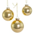 thumbnail image 2 of Kurt Adler 60-80MM Shiny Gold Glass Ball Ornaments, 20-Piece Set, 2 of 4