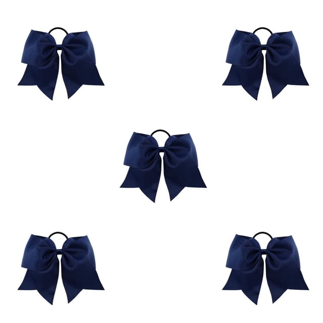 Sonducket Banda para el cabello grande Bowknot Elástico Cola de caballo Titular Elásticos Bobbles Scrunchie para mujeres Niñas Accesorios Type2 NO2