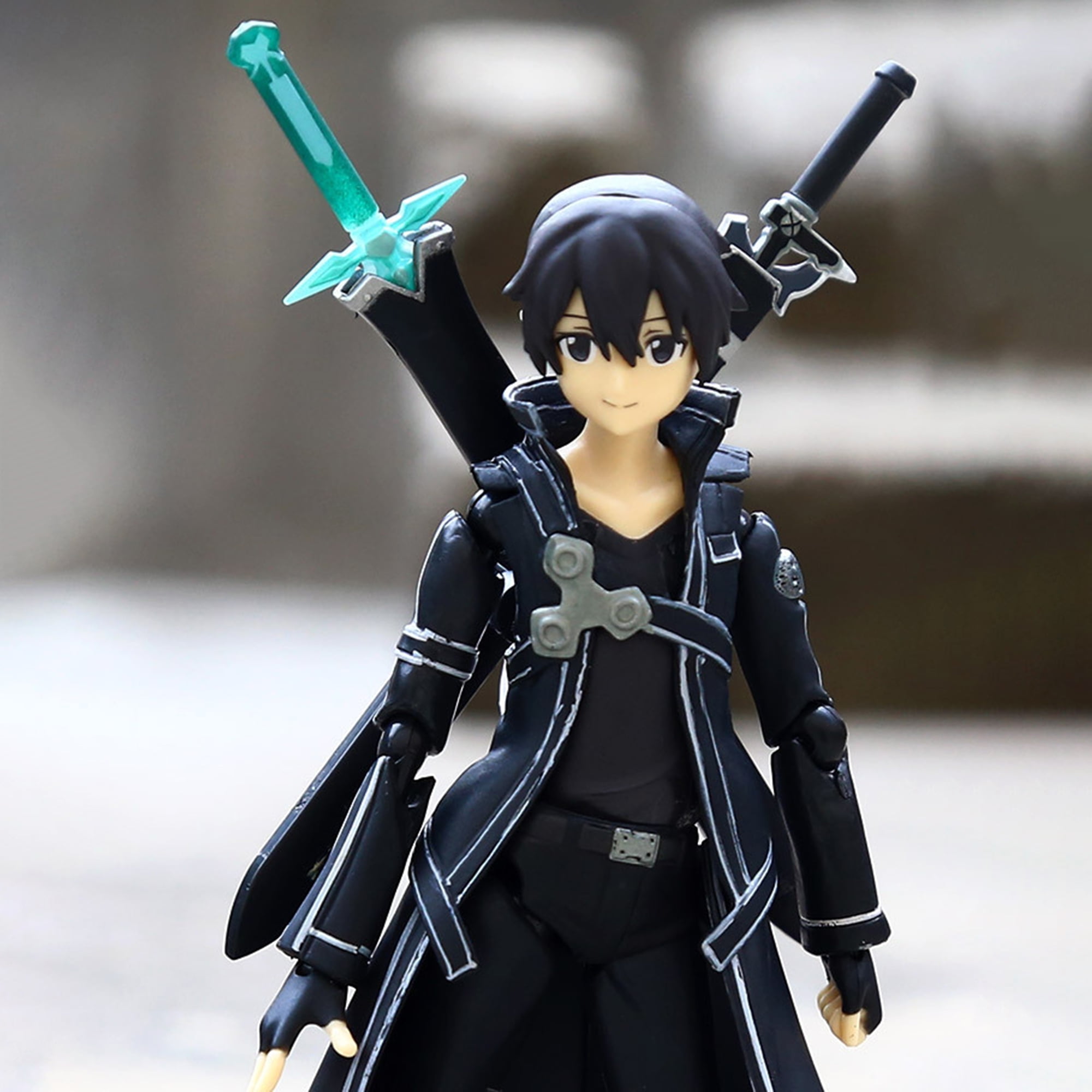 KLZO 5.9 Anime Sword Art Online: Kirito Figma Action Figure ,Cute Cartoon  Anime Decorative Action Toys ,PVC Model