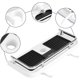 thumbnail image 4 of Botao Estante Soporte para bandeja hueca sin perforaciones Organizador ajustable para soporte elevador de ducha para baño, 4 of 5