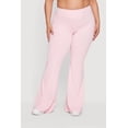 thumbnail image 3 of Women's Plus Size Stretchy High Waisted Flare Leg Pants, 3 of 4