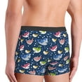 thumbnail image 4 of Bingfone Colorful Cartoon Shark Men's Underwear - Casual Stretch Boxer Briefs-X-Large, 4 of 7