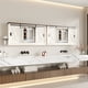 thumbnail image 3 of Farmhouse Rustic Medicine Cabinet with Sliding Barn Doors 3-Color Dimmable Anti-Fog Bathroom LED Mirror Medicine Cabinet Over The Vanity Storage Cabinet for Bathroom Kitchen Laundry Room, 3 of 11