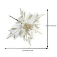 thumbnail image 3 of Pompotops Clearance Sales Beautiful Artificial Decorative Artificial Flowers Christmas Tree Decoration, 3 of 3