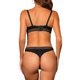 thumbnail image 3 of Conjunto de sujetador y bragas de encaje balconette para mujer INSPIRE CHIC, sujetadores con aros, lencería de dos piezas, talla D 38, negro, 3 of 4