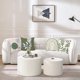 thumbnail image 5 of Juego de 4 fundas de almohada con estampado de flores de 18 x 18 pulgadas, diseño geométrico abstracto nórdico verde, decoración para cama, sofá y sala de estar, 5 of 6