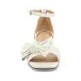 thumbnail image 6 of Journee Womens Zevi Linen Block Heel Dress Sandals, Widths Available, 6 of 9
