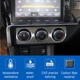 thumbnail image 4 of Real Bright Soft Car Interior Carbon Fiber Sticker DecorationCarbon Fiber Climate Control Cover For Toyota Corolla 2014-2018 Type AAuto Car Protection Interior Accessories, 4 of 8