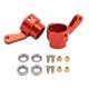 thumbnail image 2 of 2 uds RC nudillos de dirección universales de aluminio para WPL B14 1/16 RC piezas de actualización de coche rojo, 2 of 8