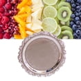 thumbnail image 5 of Plato redondo de fruta, plato de metal para servir, postre, pastel, disco decorativo para bodas, fiestas, plata S, 5 of 5
