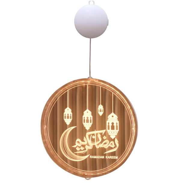 Ramadán Eid Mubarak, Adornos De Luna, Luz Led Decorativa Colgante Para La Decoración De La Habitación Del Hogar Vogacara HA045697-02