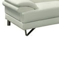 thumbnail image 3 of Faux Leather 2 Piece Sectional In White, 3 of 3