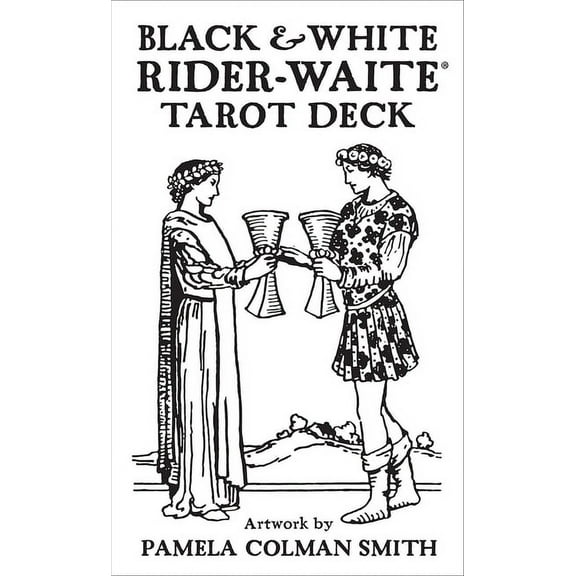 Black & White Rider-Waite(r) Tarot Deck, (Hardcover)