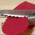 thumbnail image 1 of DEBGFS 1pc 3/5/7mm Scalloped Edge Pinking Shears  Fabric Dressmaking Scissors  RTY,Style7, 1 of 7