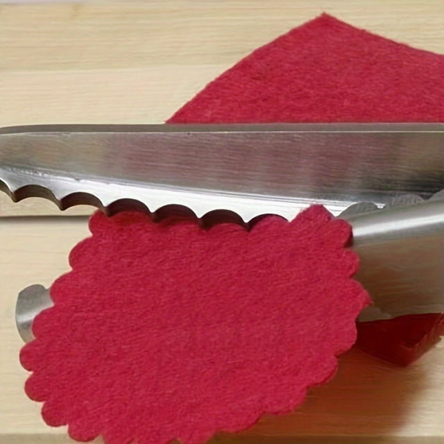 YOPTOP 1 Pce Ciseaux à Rousser à Bord Festonné 3/5/7 mm Ciseaux à Tissu pour Confection de Robes RTY,Style7