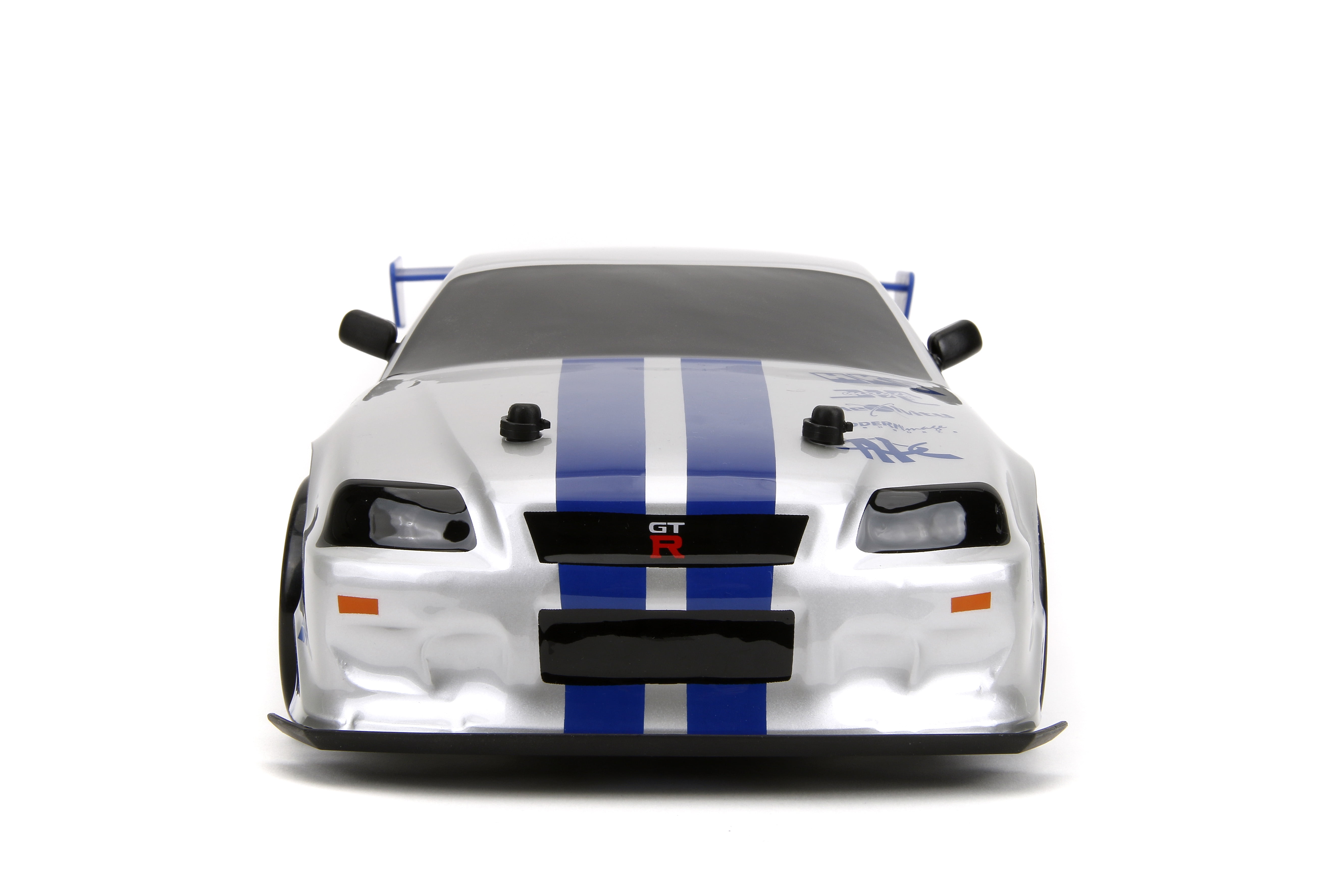 Fast & Furious 1:10 Nissan Skyline GT-R R34 Drift RC Radio Control Cars, Plastic, 8+