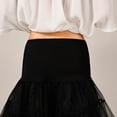 thumbnail image 5 of CYYPLAS Women's 50s Vintage Petticoat Black Half Slip Tutu Underskirt 26" Crinoline Rockabilly Small-Medium 1PC, 5 of 5