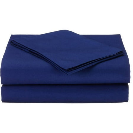 American Baby Company 100 Percent Cotton Percale 3-Piece Toddler Sheet Set, Royal Blue
