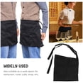 thumbnail image 3 of BESTYASH Delantal De Medio Cuerpo Negro Para Mujer Con Moderno Y Bolsillo Funcional, 3 of 7