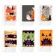 thumbnail image 1 of 6 unids/set de tarjetas de felicitación de Halloween con sobres adhesivos, postales con diseños de dibujos animados de calabaza de feliz Halloween, 1 of 5