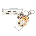 thumbnail image 2 of WEUVEB 2Ud Llavero Vaca Animal De Aleación Y PVC Con Único Para De, 2 of 7