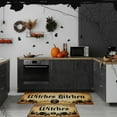 thumbnail image 2 of 2 Pack Halloween Kitchen Mats Witches Rugs Gothic Kitchen Decor Farmhouse Halloween Doormat Outdoor Vintage Non-Slip Floor Mats Retro Halloween Rugs Decor for Home Kitchen Party (Vintage), 2 of 6