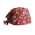 thumbnail image 2 of XIAOCHA Womens Holiday‑Floral Scrub Cap Breathable Work Head Wrap,A, 2 of 2
