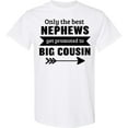 thumbnail image 3 of Inktastic Only the Best Nephews Get Promoted to Big Cousin T-Shirt, 3 of 5