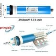 thumbnail image 2 of 1812-50 GPD RO Membrane Filter, Reverse Osmosis Membrane Element Replacement Fits Under Sink RO Drinking Water Filter Filtration Purifier System-NSF Certificated,2 Pack, 2 of 7