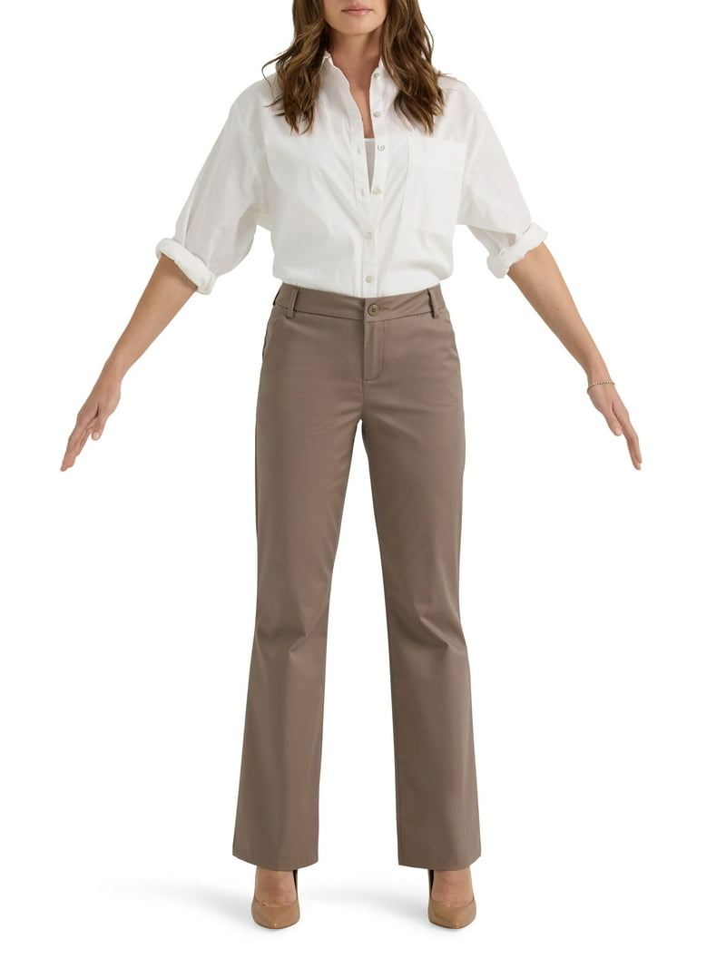 ●KHAKIPOINT● 25SS Vintage Bootcut pants ★送料/関税無料★ OLD NAVY Uniform Bootcut Pants for Girls KHAKI Size 7, NWT