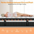 thumbnail image 2 of FaayFian 14" Cooling Gel Memory Foam Mattress in a Box, Pressure Relief and Breathable , Medium Firm, 2 of 7