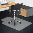 thumbnail image 3 of Clear PVC Office Chair Mat Computer Desk Chair Mat for Carpet Floor w/Extended Lip 36"x48”, 3 of 13