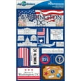 thumbnail image 2 of Reminisce Jet Setters State Dimensional Stickers 4.5"X7.5"-Washington D.C., 2 of 2