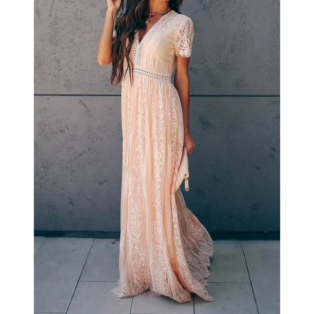 Lace full cheap length dress