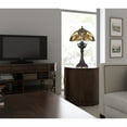 thumbnail image 2 of Cal Lighting BO-2796TB Tiffany/Mica Two Light Table Lamp from Tiffany Collection in Bronze/Dark Finish, 15.38 inches, Multicolor, 2 of 2